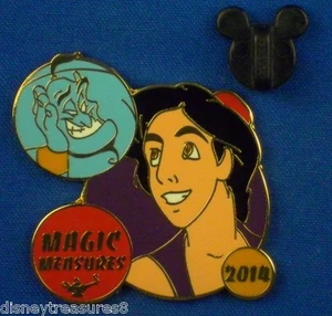 Aladdin and Genie Magic Measures 2014 Disney Pin # 102961 - Picture 1 of 4