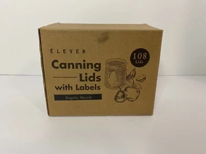 128-Count, Regular Mouth Canning Lids for Ball with labels, Kerr Jars - Picture 1 of 3