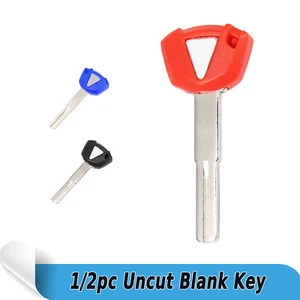 Llave en blanco sin cortar 1/2 pieza para Kawasaki Ninja ZX-6R Z500 Z650RS - Imagen 1 de 8