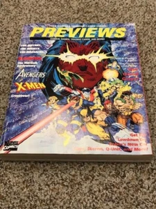 Previews July 1993 Prophet Avengers/X-Men crossover, includes Rowena art promos! - Imagen 1 de 4