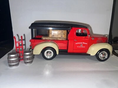 Vintage 1947 Dodge Budweiser diecast 1/24 bank Ertl Collectible - Image 1 of 2
