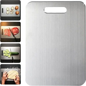 2025 Upgraded Titanium Cutting Board - 100% Pure, Non-Stick, Double-Sided, Dishw - Picture 1 of 7