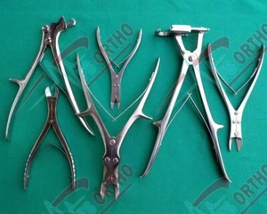 Juego de 6 instrumentos quirúrgicos ortopédicos cortadores de huesos Alemania acero inoxidable - Imagen 1 de 6