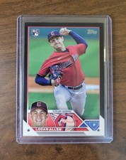 2023 Logan Allen Topps Update Rookie RC card Black Border 9/72 #US233 Guardians