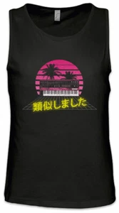 Analog Synthesizer Herren Tank Top Electro Techno LFO Musik Music DJ MC Elektro - Picture 1 of 1