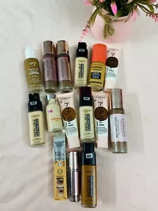 LOF 15 Bundled Makeup Foudation Revlon, Cover Girl, L'oreal Paris Shelf Pulls - Picture 1 of 4