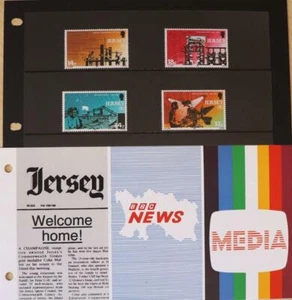 Jersey Stamps: "Jersey News Media" - MNH Presentation Pack 1990 - Picture 1 of 4