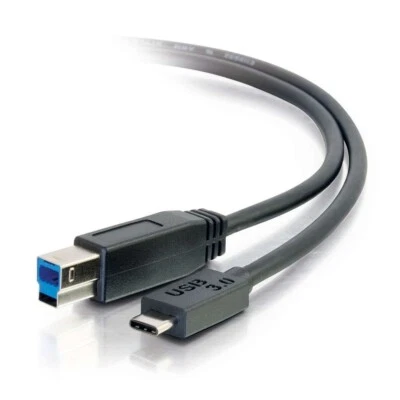 USB 3.0 (USB 3.2 Gen 1 (5Gbps) USB-C Male to USB-B  Male Cable [3ft-10ft ]-C2G - Image 1 of 4