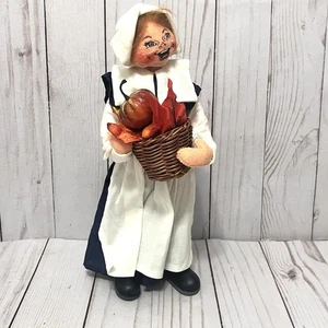 Annalee 2005 Pilgram Woman with basket 11” tall - Picture 1 of 10
