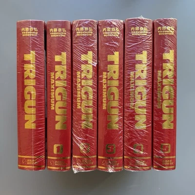 Trigun Maximum Deluxe Edition 1 2 3 4 5 and Trigun Hardcover Set SEALED Complete - Image 1 of 4
