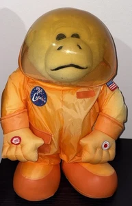 Go Go Gorilla Astronaut Animated Kids of America Corp Orange Pre owned Works - Picture 1 of 14
