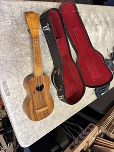 Ka-lae KOA Vintage Hawaiian Soprano Ukulele 1940-1946 w/ original case - Kamaka - Picture 1 of 18