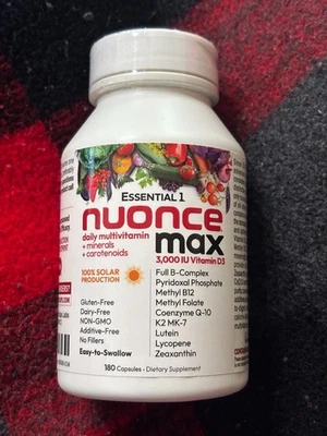 Andrew Lessman Essential 1 nuonce max  3000 IU D3 180 Capsules BB Date 10/27 - Image 1 of 4