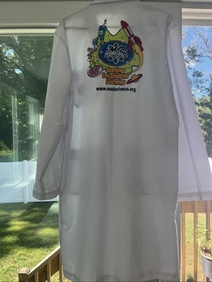 Casaco oficial de laboratório Mad Scientist tamanho M adulto - Imagem 1 de 4