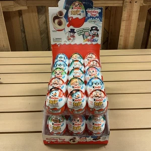 ✨Kinder Joy Holiday Eier Leckerli + Spielzeug.  30 Ct - 0,7 Unzen Eier. - Bild 1 von 3