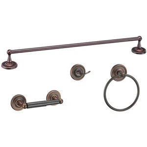 Juego de herrajes de baño Designers Impressions serie Maxim bronce frotado con aceite  - Imagen 1 de 8