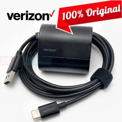Verizon Fast Charger 6FT USB-C Data Cable Kit for LG G8 G7 G6 V40 V50 Stylo 6/5 - Image 1 of 4