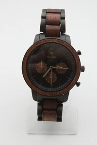 KERBHOLZ Holzuhr Männeruhr Herrenuhr Quarzuhr Armbanduhr Chronograph - Bild 1 von 8