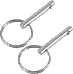 Paquete de 2 pasadores pequeños de liberación rápida VTurboWay, diámetro 3/16", longitud utilizable... - Imagen 1 de 3