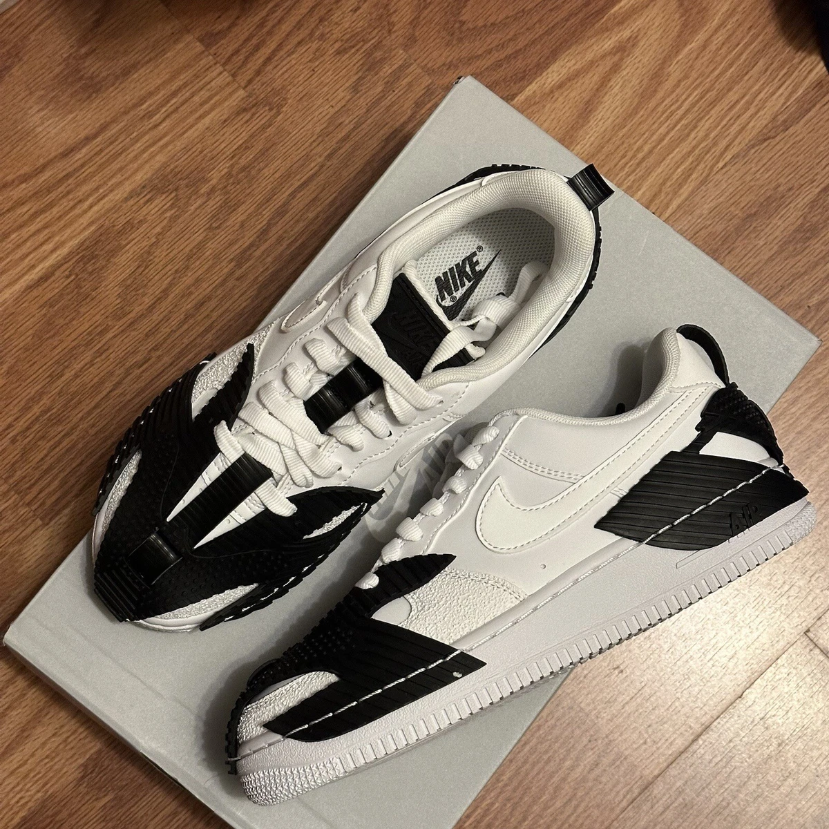 Nike Air Force 1 NDSTRKT White Black for Sale | Authenticity