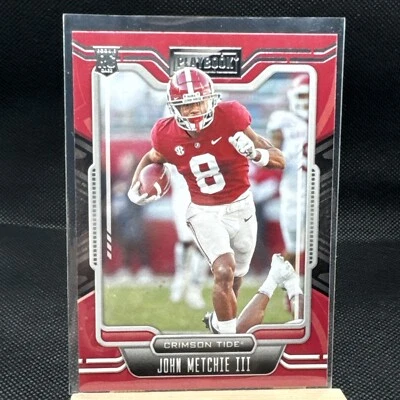 2022 Panini Chronicles Draft Picks Playbook John Metchie III #14 - Image 1 of 2