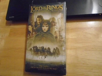 SEALED RARE OOP CANADA Lord of the Rings VHS film '01 Fellowship TOLKIEN fantasy - Image 1 of 2