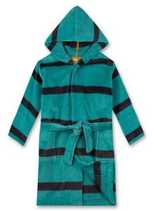 Boys dressing gown, green striped by Sanetta size 140 - Picture 1 of 1