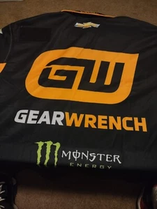 Kurt Busch Ganassi Racing gear wrench Issued Large Pit Crew Shirt NASCAR - Picture 1 of 2