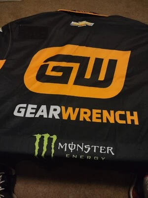 Camisa Kurt Busch Ganassi Racing Llave de Equipo Emitida Grande Pit Crew NASCAR Foto 1 de 2