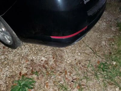 Rear Bumper Ebony Black EX Fwd OEM 2011 2012 2013 Kia Optima - Image 1 of 4