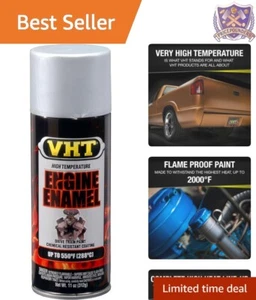 11 oz. Nu-Cast Aluminum Engine Enamel Spray Paint - Corrosion & Heat Resistant - Picture 1 of 7