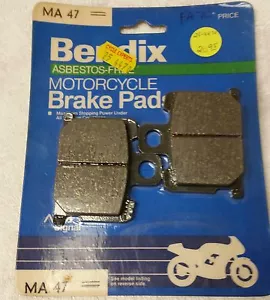 New Bendix MA 47 ( same as EBC FA70) Brake Pad Set - Picture 1 of 2