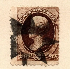 146 STAMP WITH FANCY STARBURST CANCEL, FREE DELIVERY IN USA - Picture 1 of 1