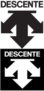 ABBIGLIAMENTO DA SCI DA CICLISMO DESCENTE NERO BIANCO STAMPO LOGO SPONSOR DECALCOMANIA ADESIVO! - Foto 1 di 5