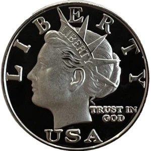 2003 NORFED $10 1oz 999 FINE SILVER FROSTY PROOF-LIKE BU in CAPSULE BIG E - Picture 1 of 7