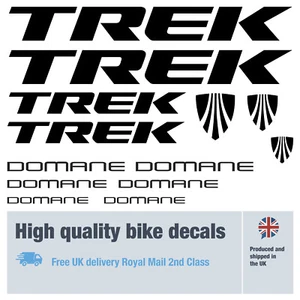 Trek Domane bike decals labels with free bike protection (28 pack) free delivery - Picture 1 of 5