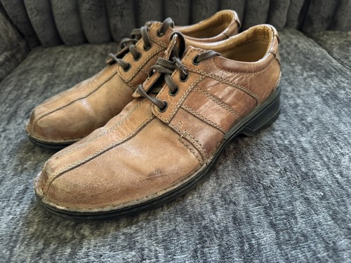 Clarks Collection 14885 Oxford stringate uomo pelle marrone taglia 9