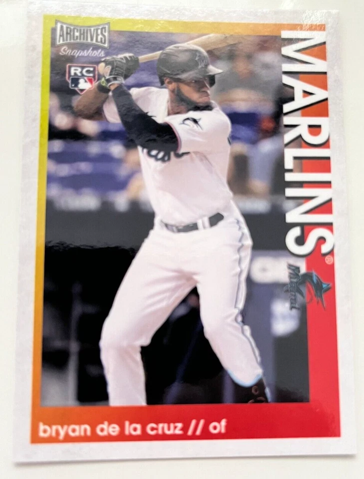 BRYAN DE LA CRUZ 2022 Topps Archives Snapshot Baseball Base #48 RC - Image 1 of 1