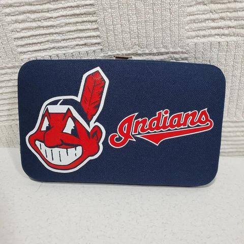 Cleveland Indians Chief Wahoo MLB Smart Phone Wristlet / Wallet Case NEW Cover
