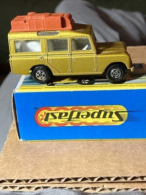 Matchbox By Lesney Superfast Made In England No.12 Land Rover Safari With Box - Image 1 of 4