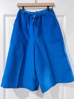 NEW Vintage Women’s Tour De France Blue Corduroy Super Wise Leg Shorts Size 14 - Image 1 of 4