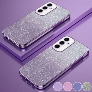 Do Samsung A56 A36 A26 A16 S25 Ultra S24 FE S23 Brokatowe etui Silikonowe etui TPU Cover - Zdjęcie 1 z 19