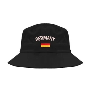 Germany flag embroidered bucket hat, National flag embroidered bucket hat - Picture 1 of 3