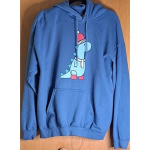 Gildan Dinasaur Sweatshirt Hoodie Size L - Picture 1 of 9