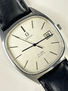 Reloj de vestir OMEGA De Ville vintage años 70’s para hombre fecha plateado - 192.0034 - Imagen 1 de 7