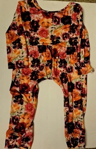 Mameluco multicolor Texas Tushies Apparel talla 5-6 cremallera abierta inferior crece conmigo - Imagen 1 de 4