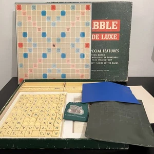 Scrabble Deluxe Board Game 1973 Vintage Spears Games - Complete - Picture 1 of 7