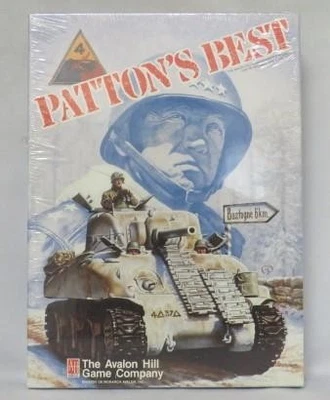 Avalon Hill 1987: Patton's Best - Juego de guerra de acción blindada de la Segunda Guerra Mundial (SELLADO) Foto 1 de 3