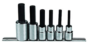 Socket Bit Set, 1/2 in. Dr, 6 Piece, Hex - Picture 1 of 1