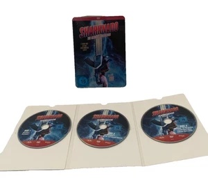 Sharknado Movie DVD Set Collector Tin Four Postcards German Edition PAL 7 Movies - Picture 1 of 14